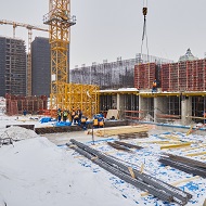 «ИНТЕКО»: во второй очереди West Garden началось возведение надземных этажей