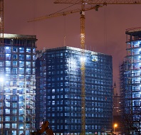 В West Garden стартовали работы по установке лифтов