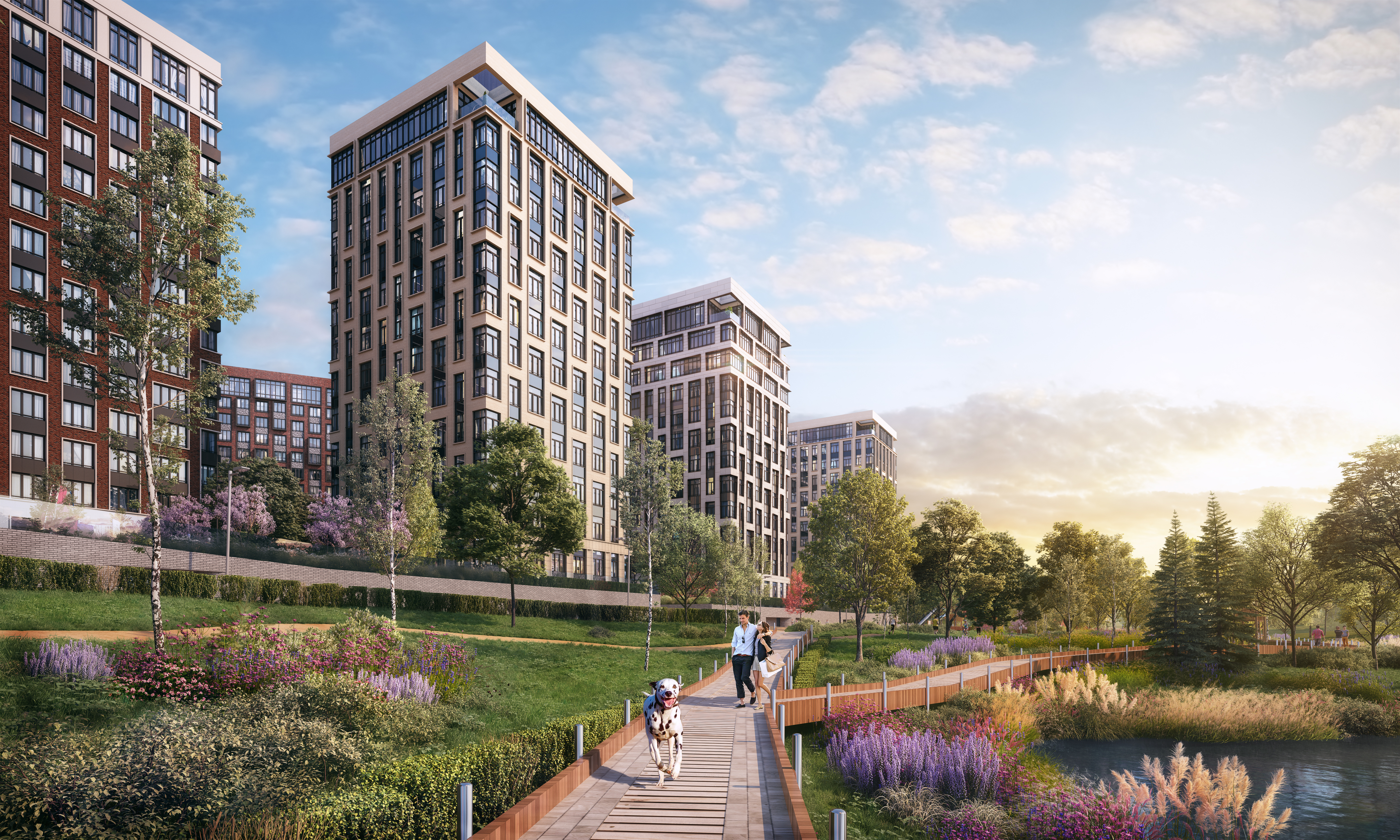 Благоустройство первой очереди ЖК West Garden выполнено на 70%