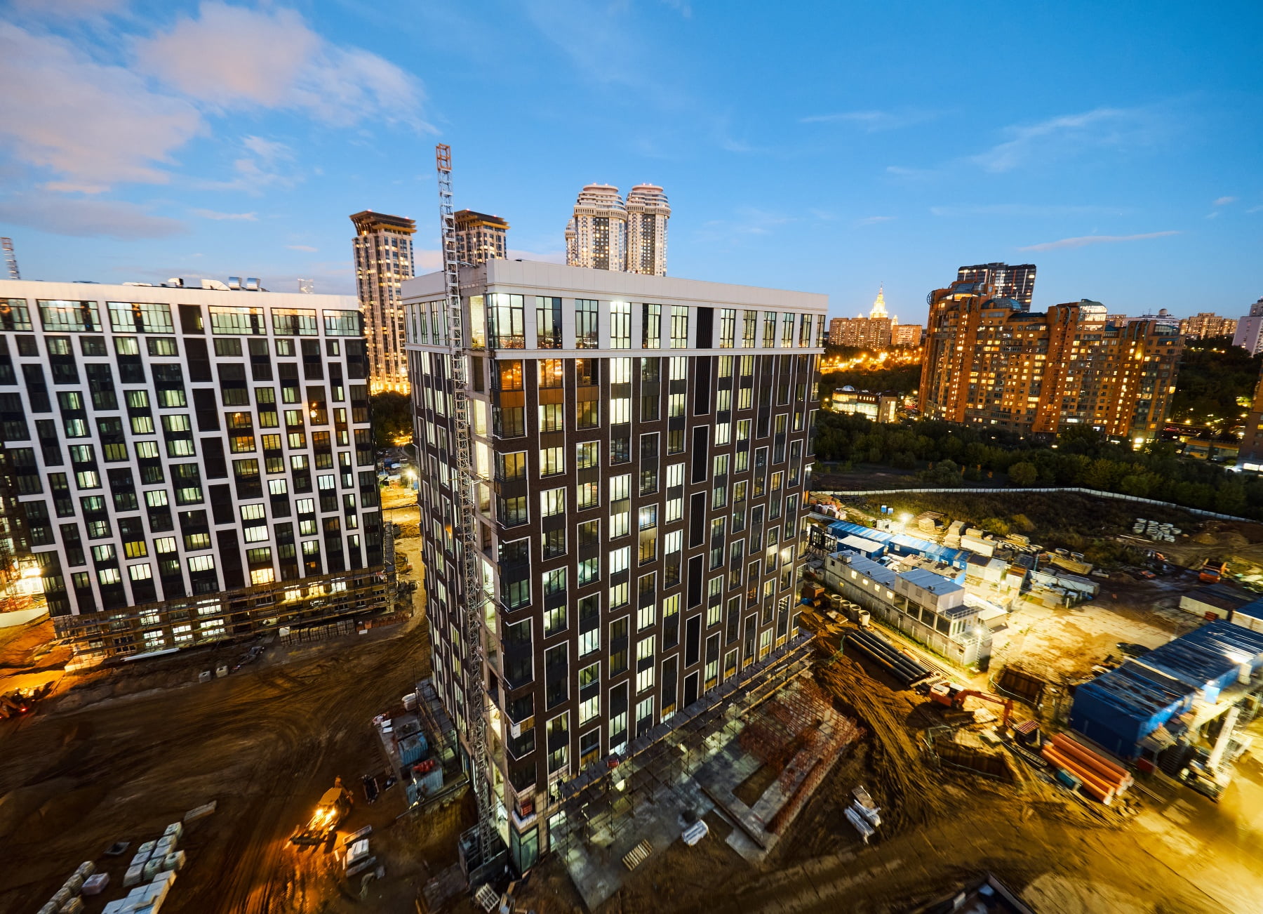 Ход строительства West Garden. Октябрь 2022