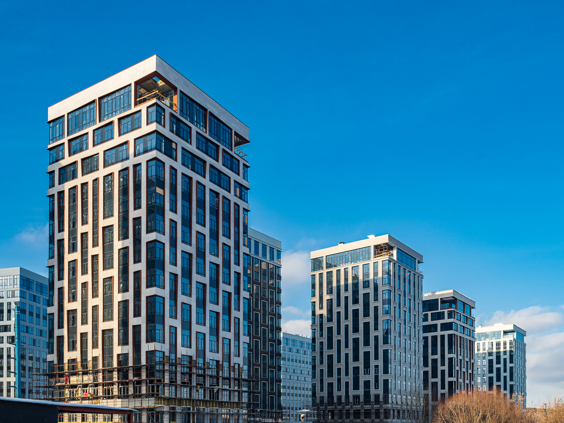 Ход строительства West Garden. Декабрь 2022