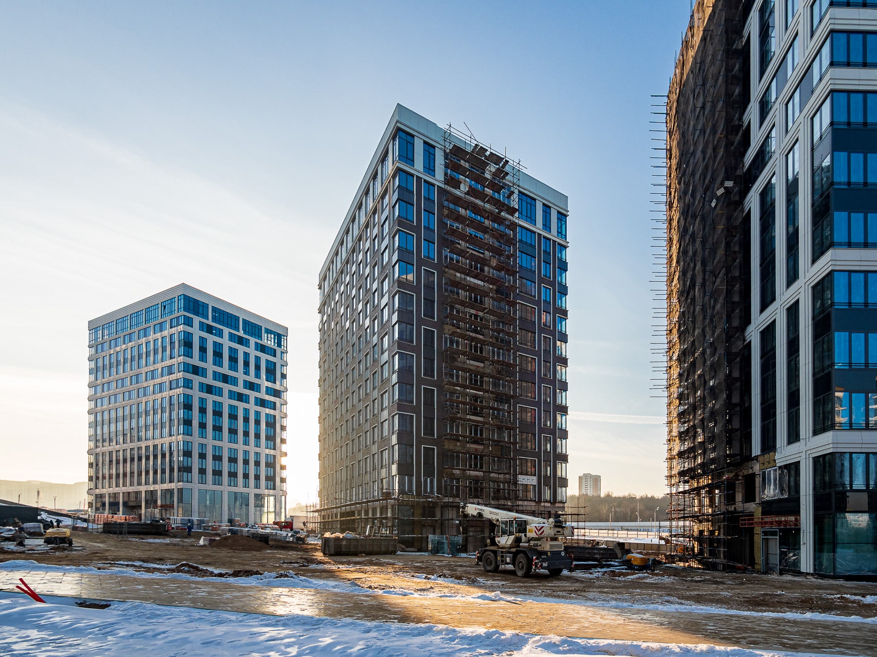 В шести корпусах West Garden запущено теплоснабжение