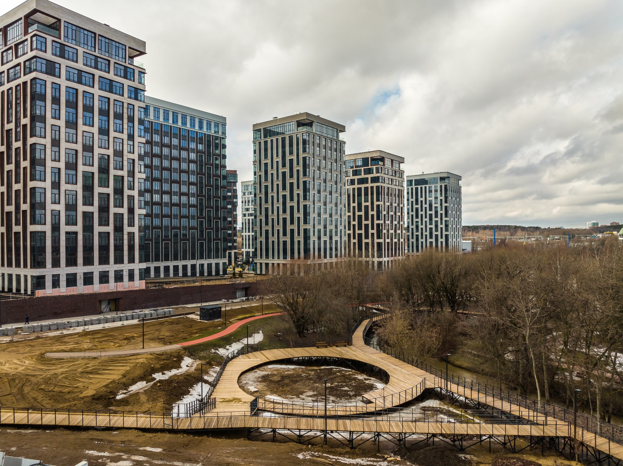 Ход строительства West Garden. Март 2023