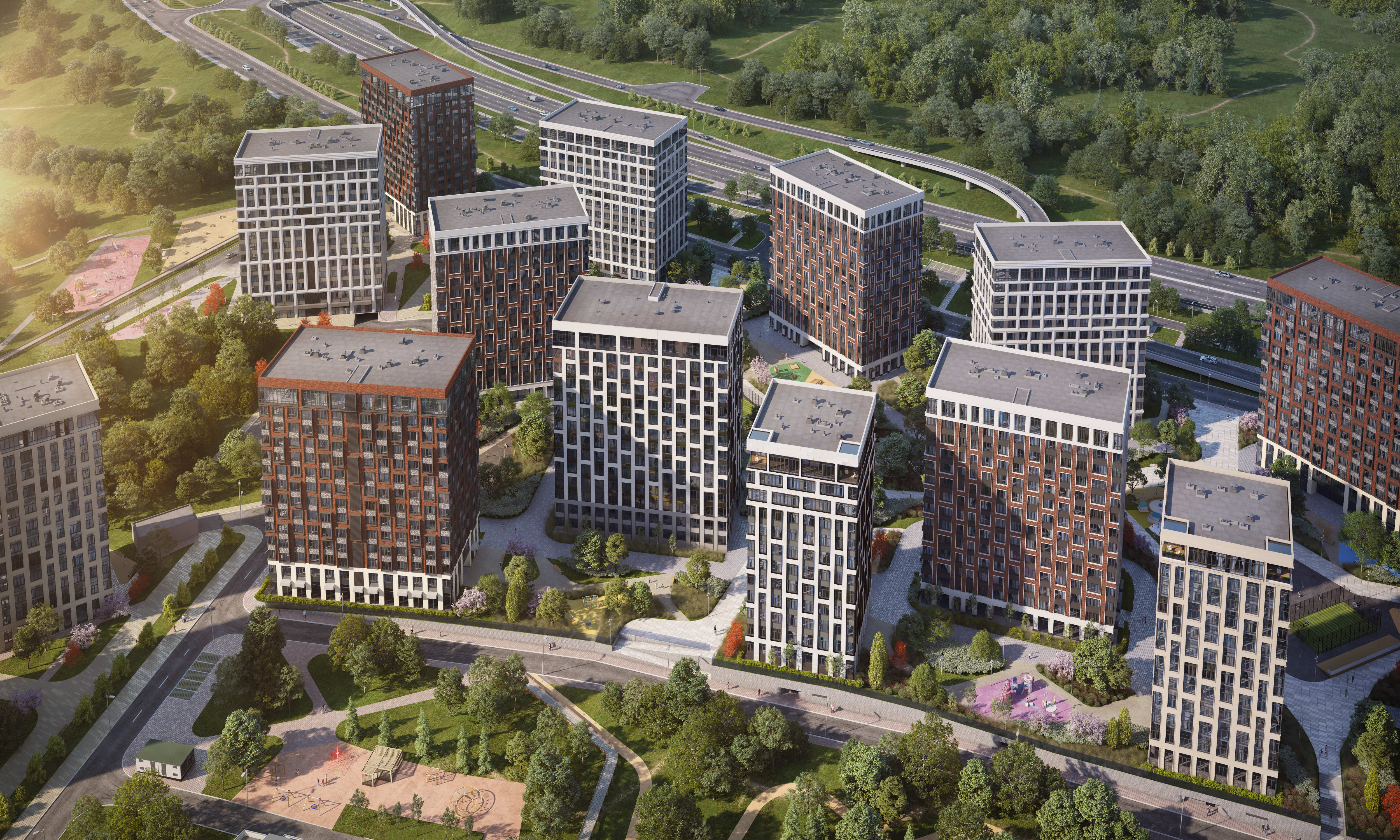 «ИНТЕКО»: во второй очереди West Garden завершено возведение монолитного каркаса корпусов