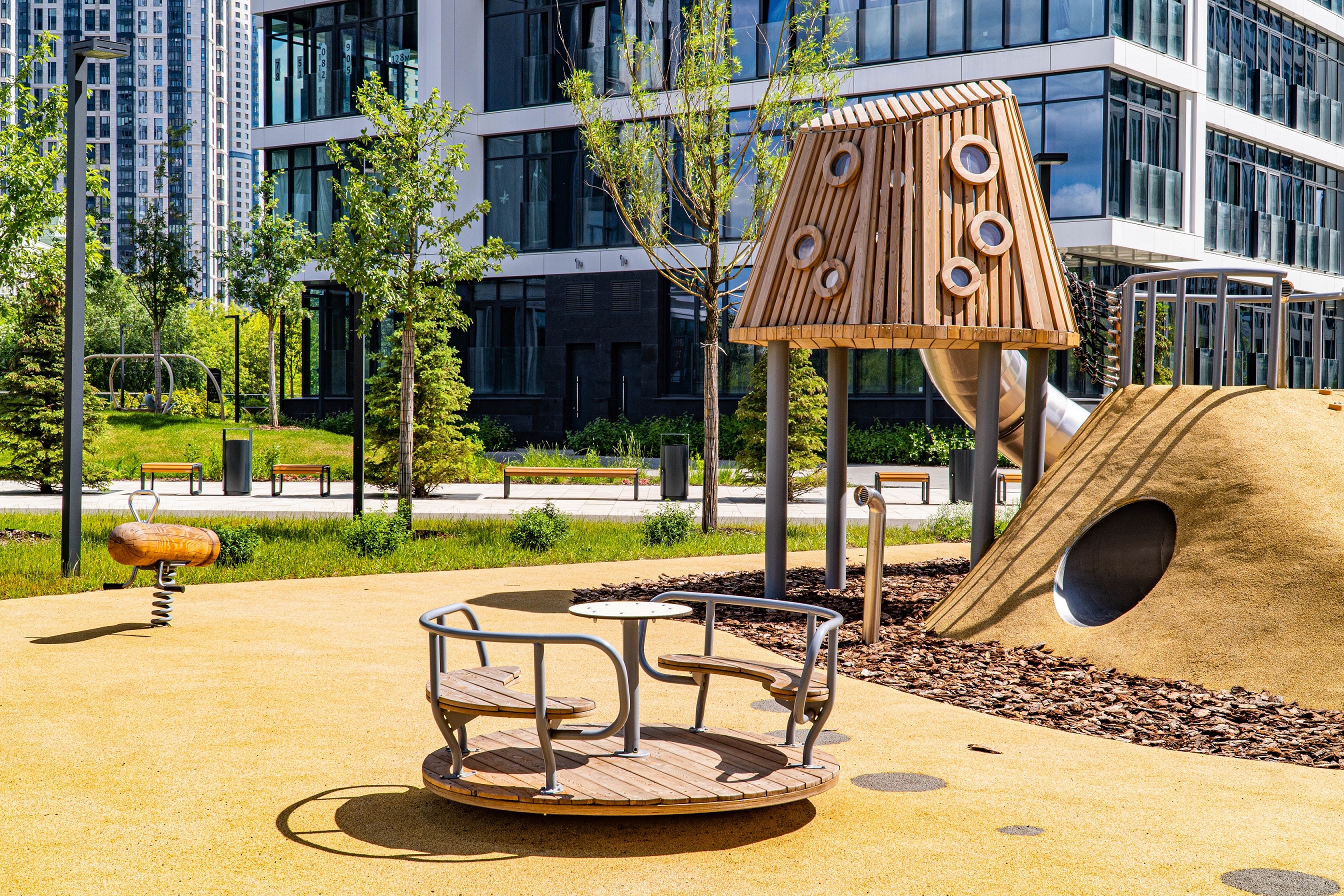 Самая большая территория благоустройства в премиум-классе — в West Garden