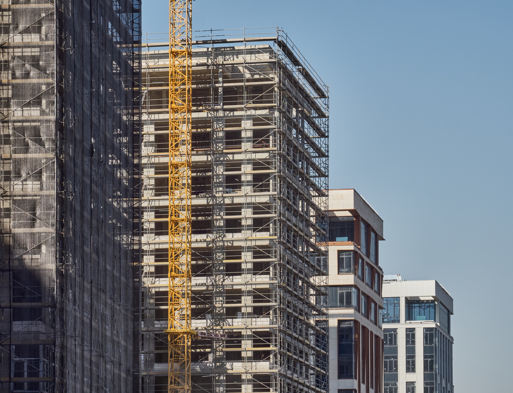 Во второй очереди West Garden приступили к устройству тепловых сетей